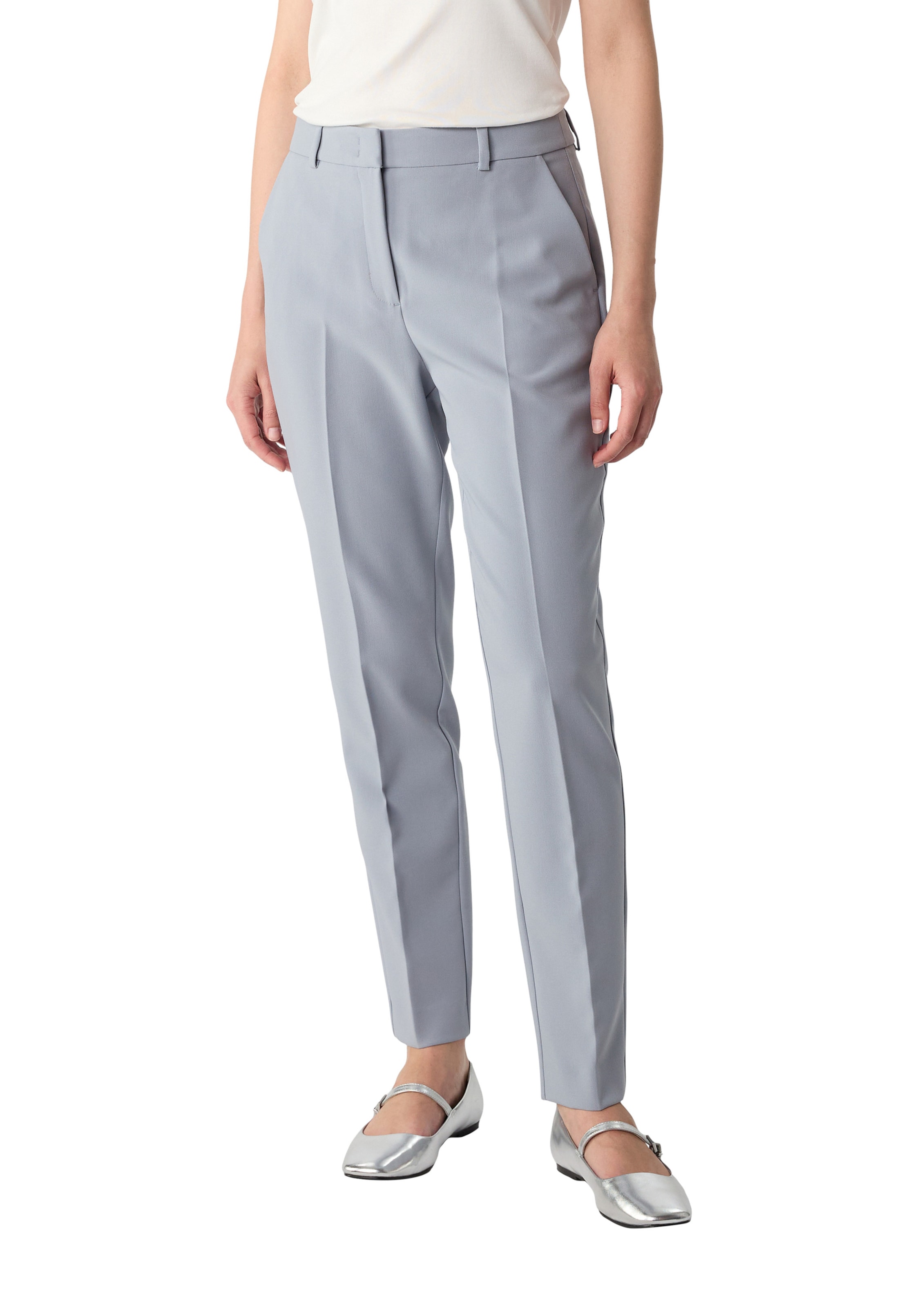 COMMA Slimfit Hose in Blau: Vorderseite