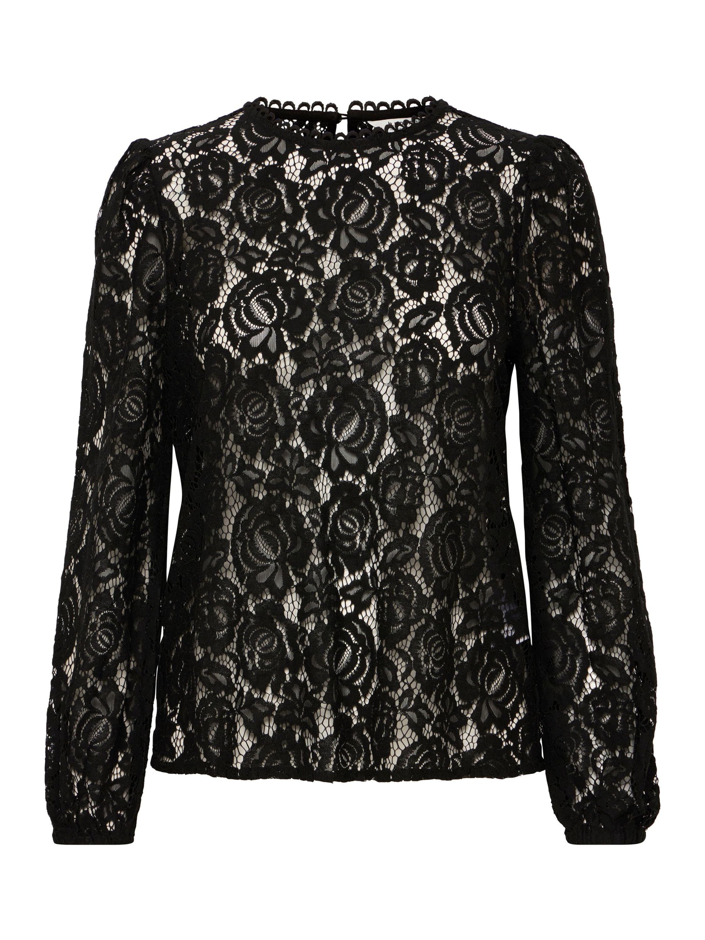 b.young Blouse 'Gilace' in Black: front