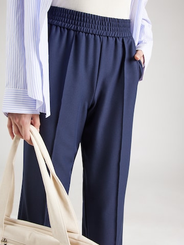 VILA Wide leg Pleat-front trousers 'WINNIE AYA' in Blue