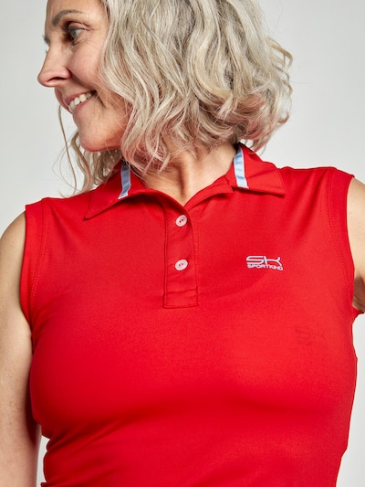 SPORTKIND Performance shirt 'Poloshirt' in XS in Red, Item view