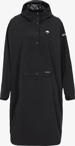 Manteau fonctionnel Schmuddelwedda en noir : devant