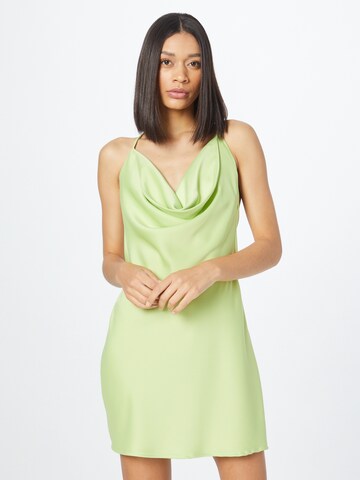 Misspap Cocktail Dress in Green: front