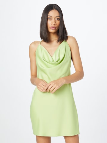 Robe de cocktail Misspap en vert : devant