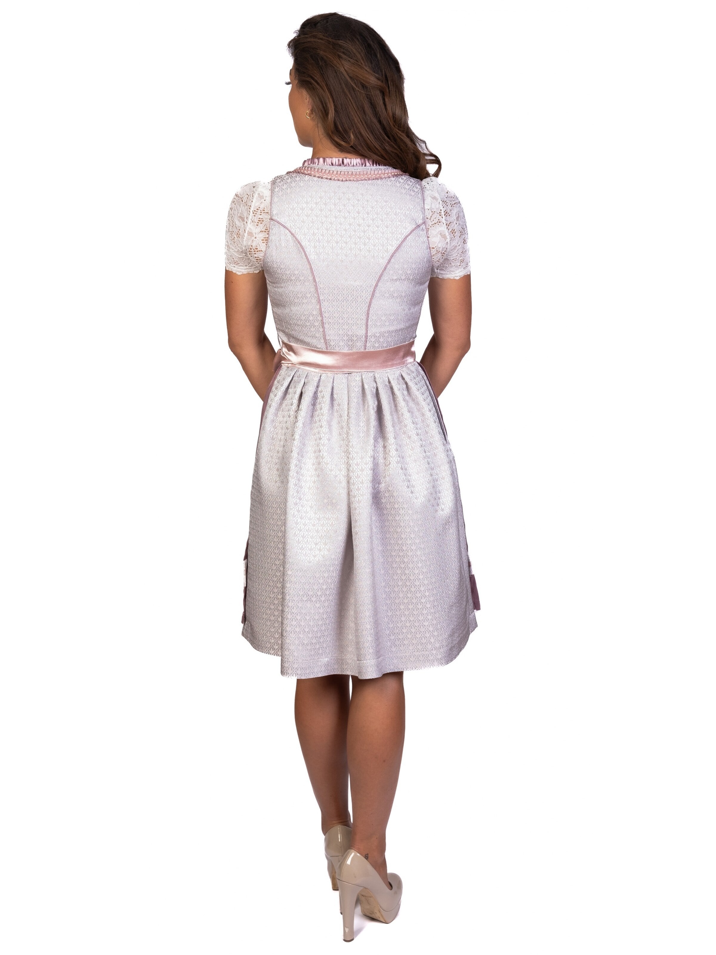 Trachtl Dirndl 'Vicky Dirndl Trachtenkleid Damen 2:TLG'‌‌‌‌‌‌‌‌‌‌ in Lila