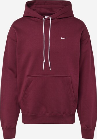 Nike Sportswear Sweatshirt in Rood: voorkant