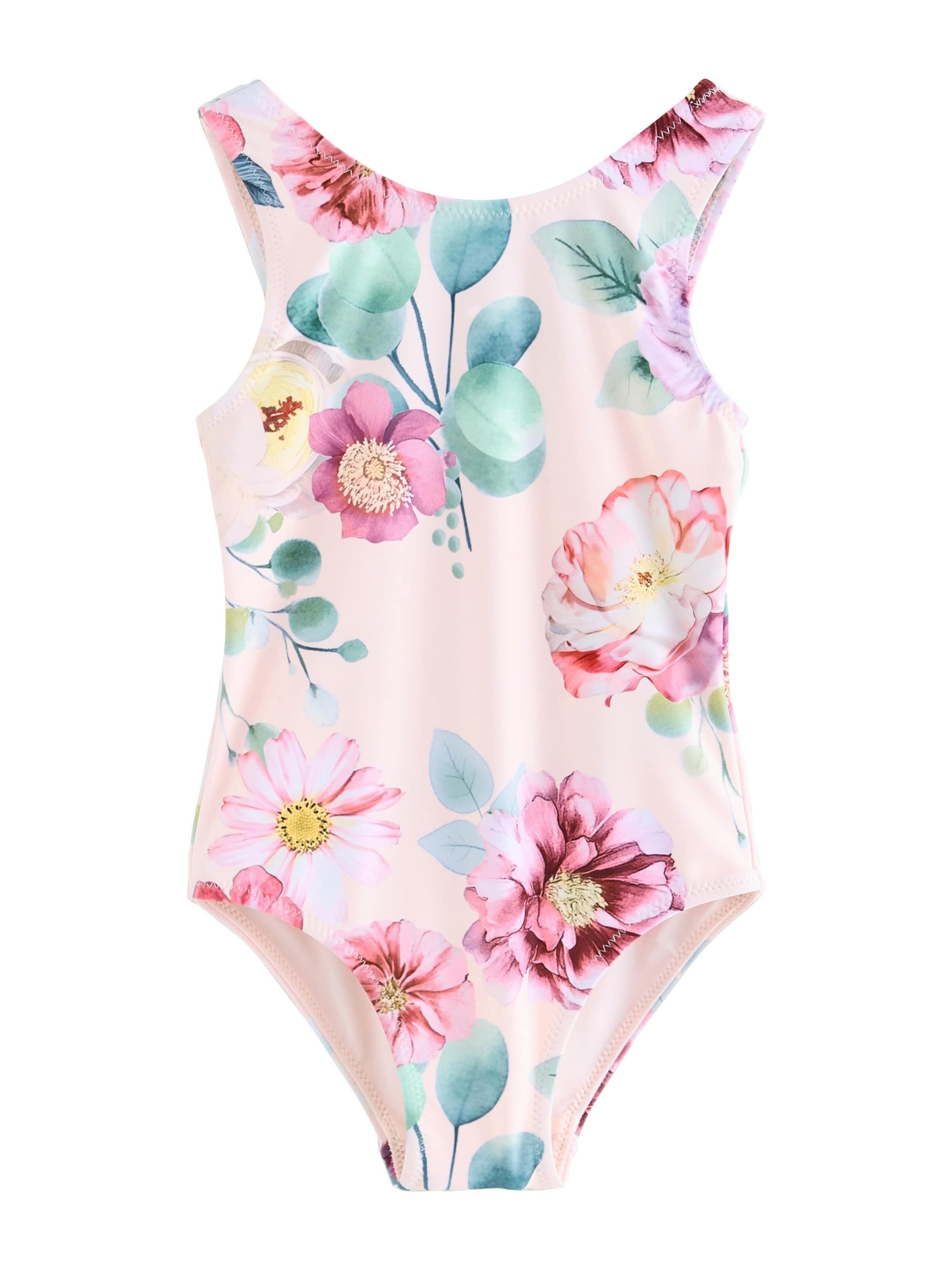 Next Ολόσωμο μαγιό σε ροζ: μπροστά