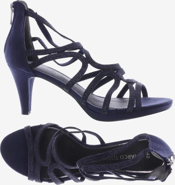 MARCO TOZZI Sandals & High-Heeled Sandals in 40 in Blue: front
