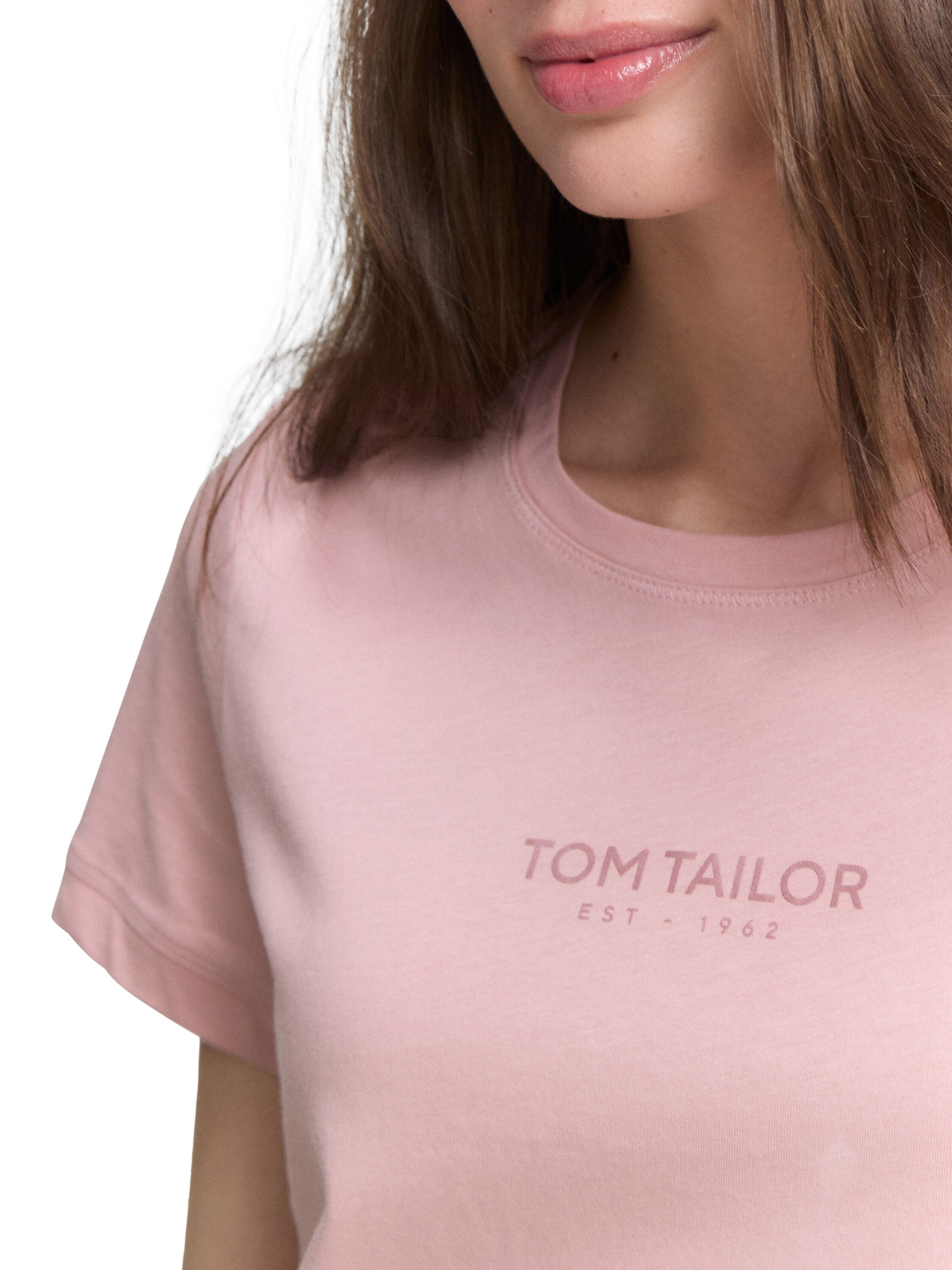 TOM TAILOR Футболка в Ярко-розовый