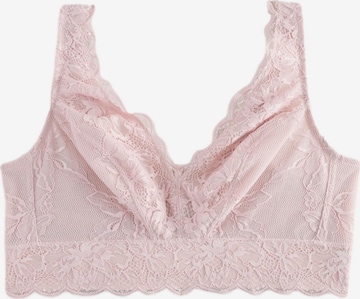 rožinė Next Marškinėliai Liemenėlė: priekis