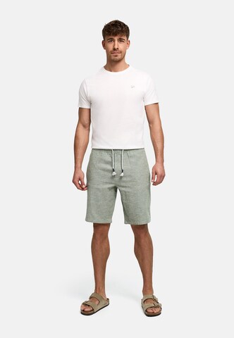 INDICODE JEANS Regular Chino 'Lino' in Groen