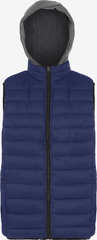 boundry Vest in Blue: front