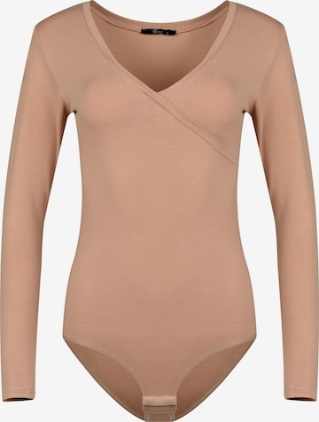 Evoni Blusenbody in Beige: Vorderseite