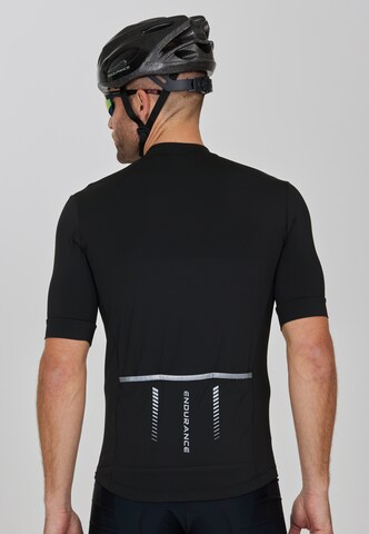 ENDURANCE Fahrradtrikot 'Dennis' in Schwarz