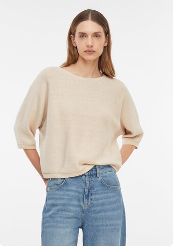 Pull-over COMMA en beige : devant