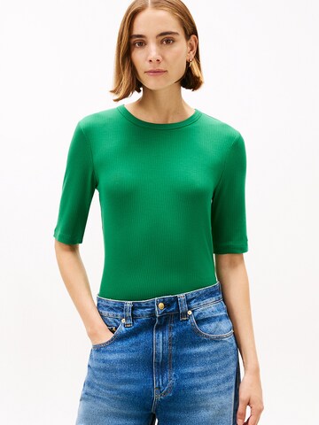 TOMMY HILFIGER T-Shirt in Grün: Vorderseite