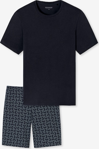SCHIESSER Pyjama ' Casual Essentials ' in Blau: Vorderseite