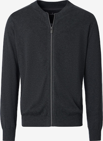 CASAMODA Gebreid vest 'Basic' in Grijs: voorkant