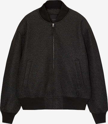 Pull&BearPrijelazna jakna - crna boja: prednji dio