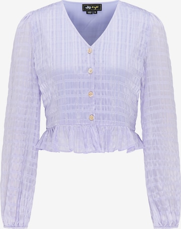 myMo at night - Blusa en lila: frente