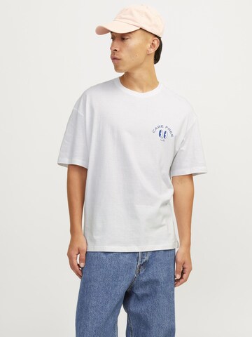 T-Shirt JACK & JONES en blanc : devant