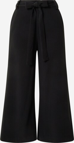 Wide leg Pantaloni 'WHISPER' di FRENCH CONNECTION in nero: frontale