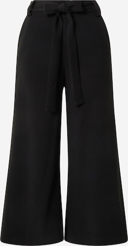 Wide Leg Pantalon 'WHISPER' FRENCH CONNECTION en noir : devant