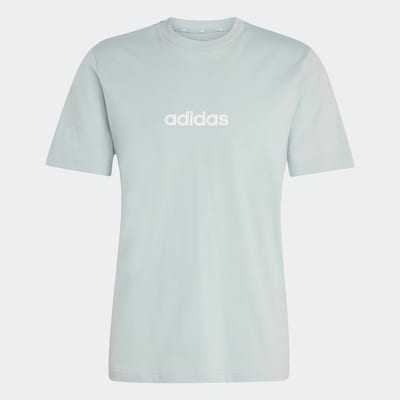 ADIDAS SPORTSWEAR Sportsweatshirt 'Essentials' in de kleur Pastelblauw / Wit, Productweergave