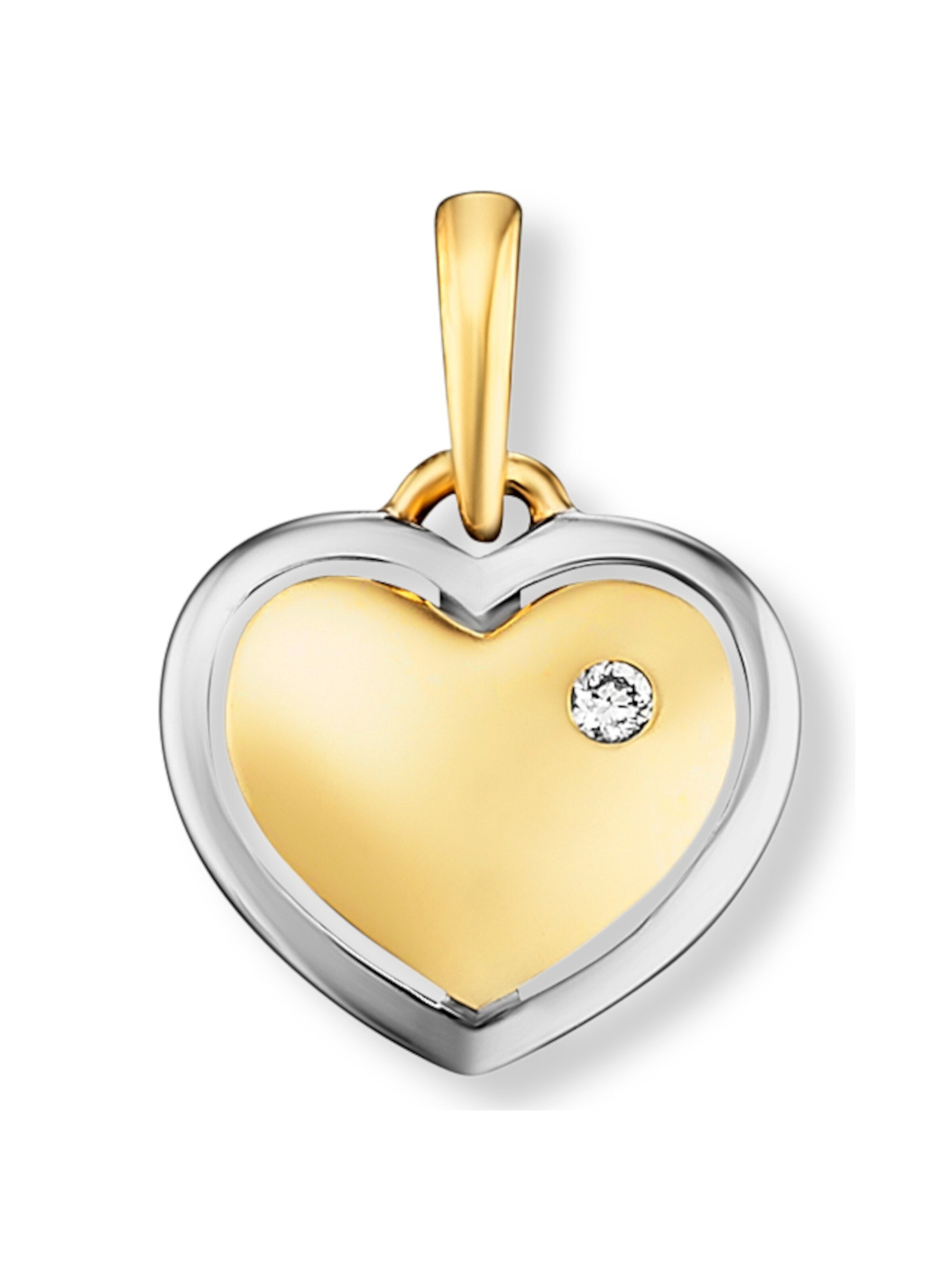 ONE ELEMENT Anhänger in Gold: Vorderseite