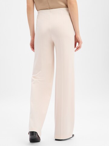 Wide Leg Pantalon à plis Marc Cain en rose