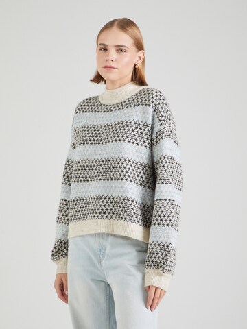 VERO MODA Sweter 'VMTrixie' w kolorze beżowy: przód
