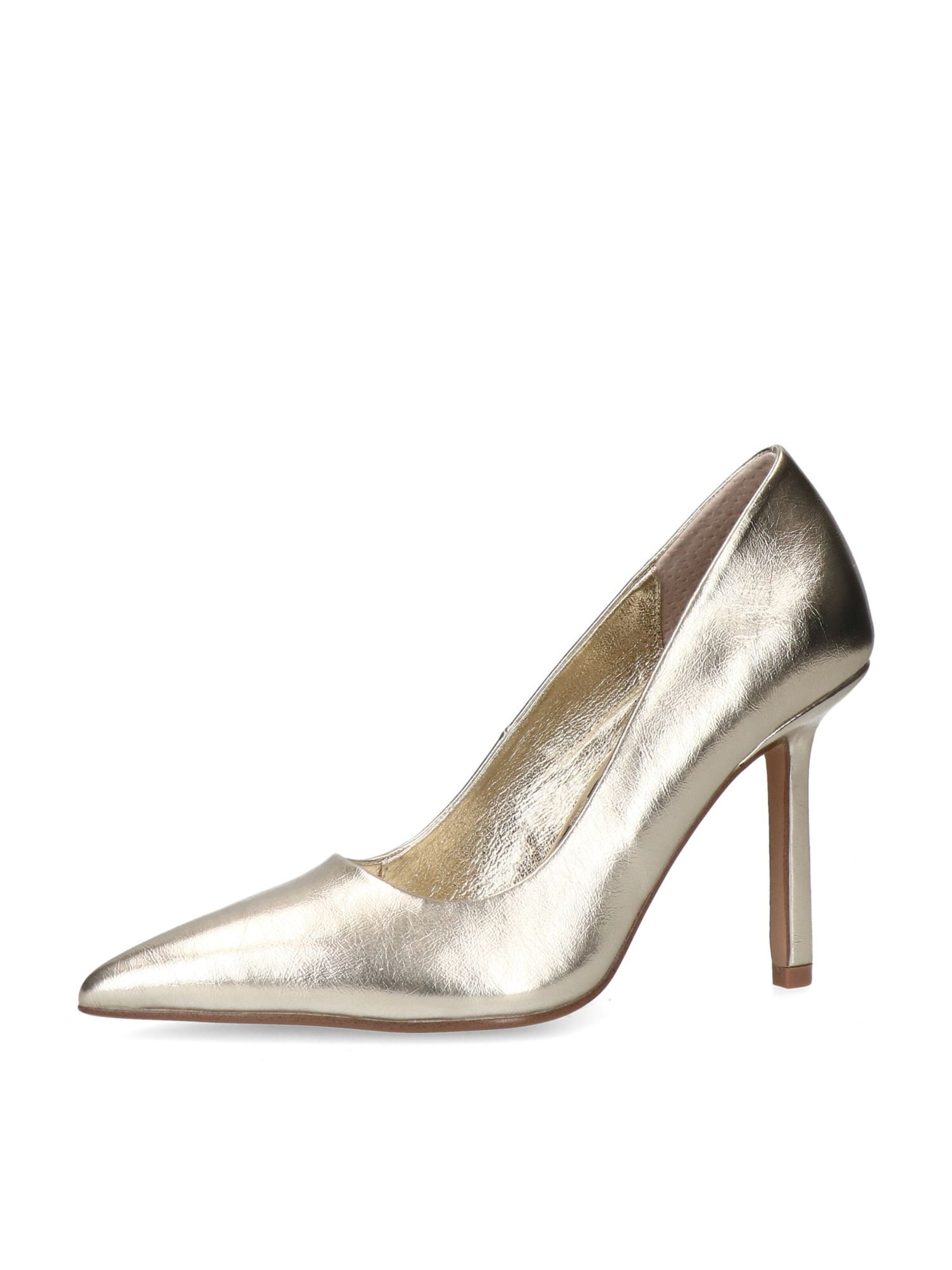 Escarpins SACHA en or : devant