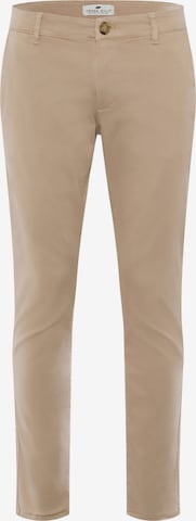 Cross Jeans Slim fit Chino Pants in Beige: front
