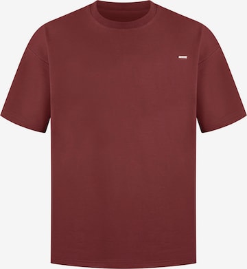 Smilodox T-Shirt Oversize Cedrik in Rot: Vorderseite