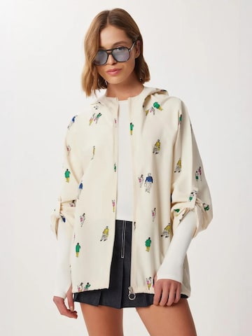 Happiness İstanbul Jacke in Beige: Vorderseite