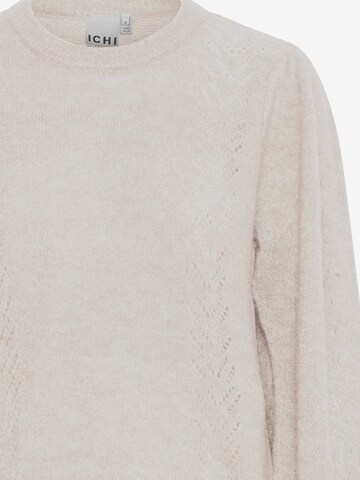 ICHI Sweter 'KAMARA' w kolorze biały