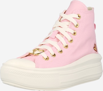 CONVERSE High-Top Sneakers 'Chuck Taylor All Star Move' in Pink: front