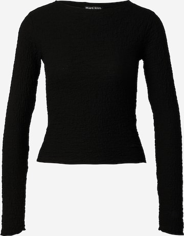BRAVE SOUL - Camisa em preto: frente