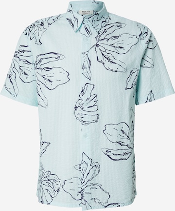 Chemise 'INGarden' INDICODE JEANS en bleu : devant