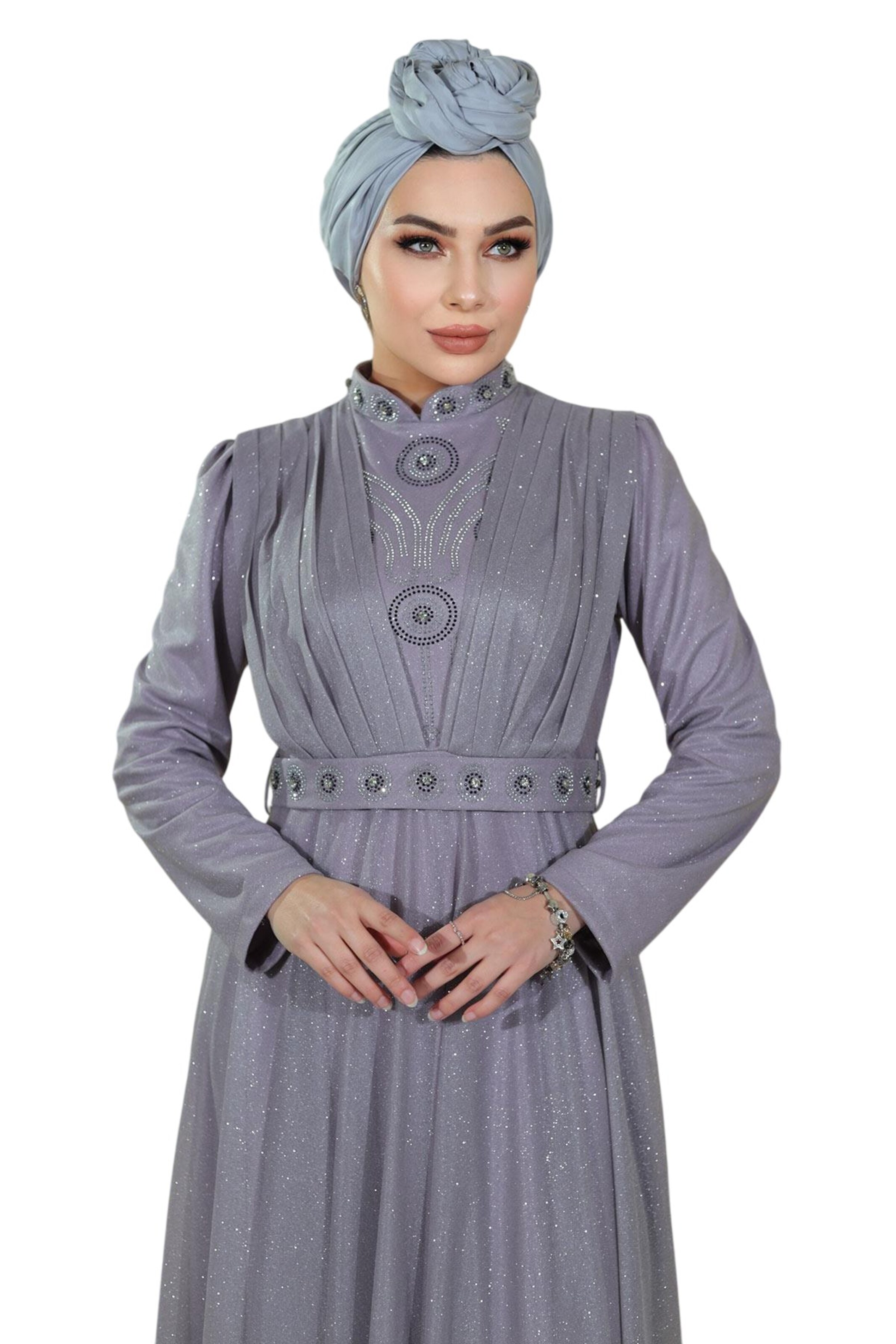 MODAMIHRAM Evening dress in Purple