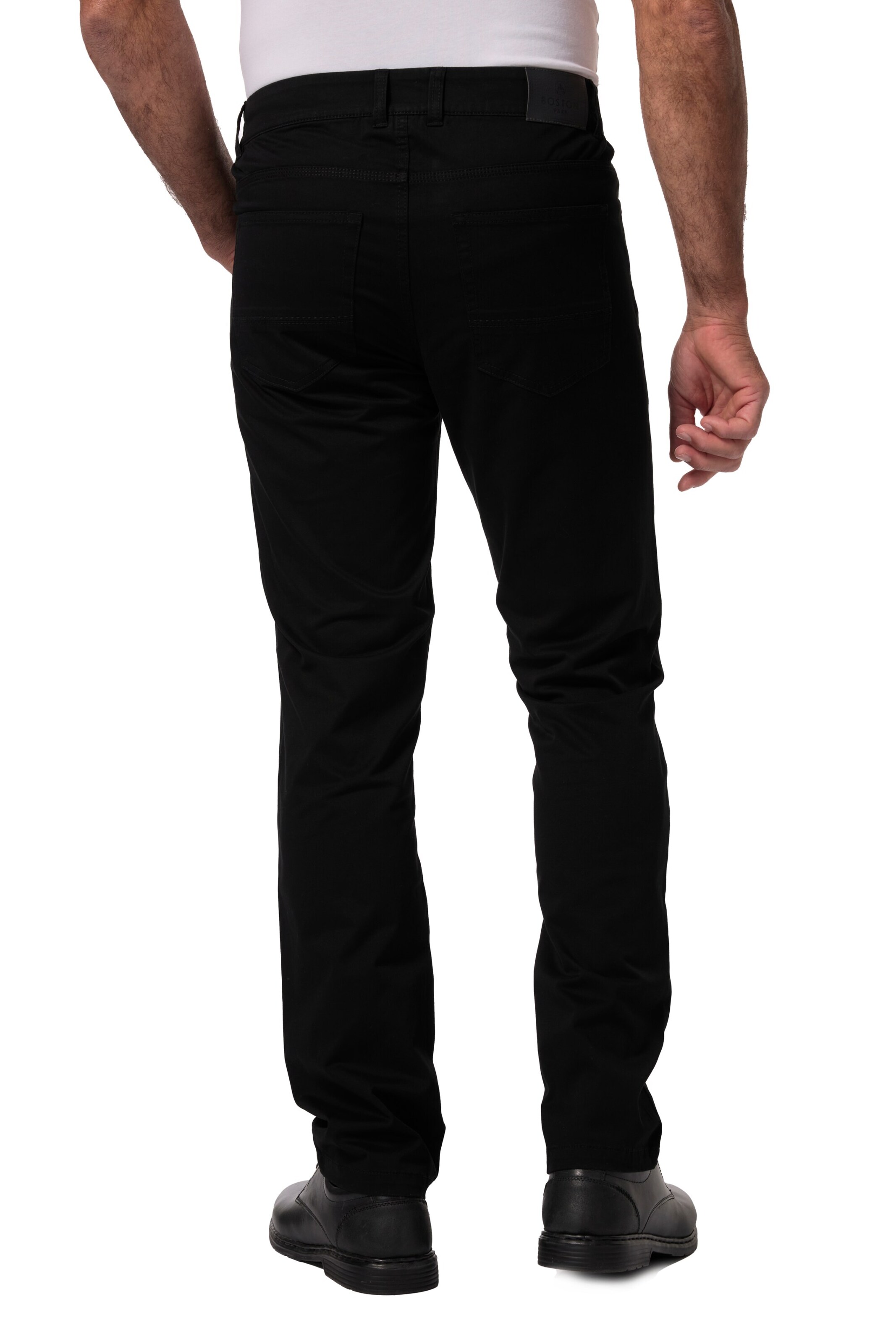 Boston Park Regular Broek in Zwart