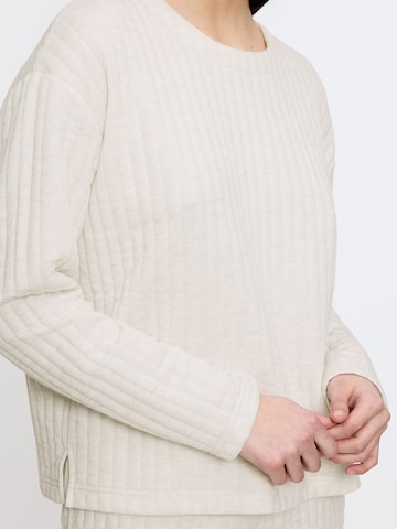 TRIUMPH - Sudadera ' Cozy Comfort Top Quilted ' en beige
