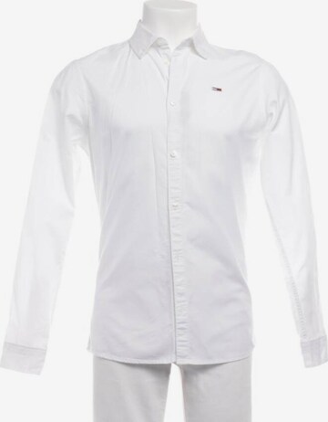 Tommy Jeans Button Up Shirt in XS in White: front