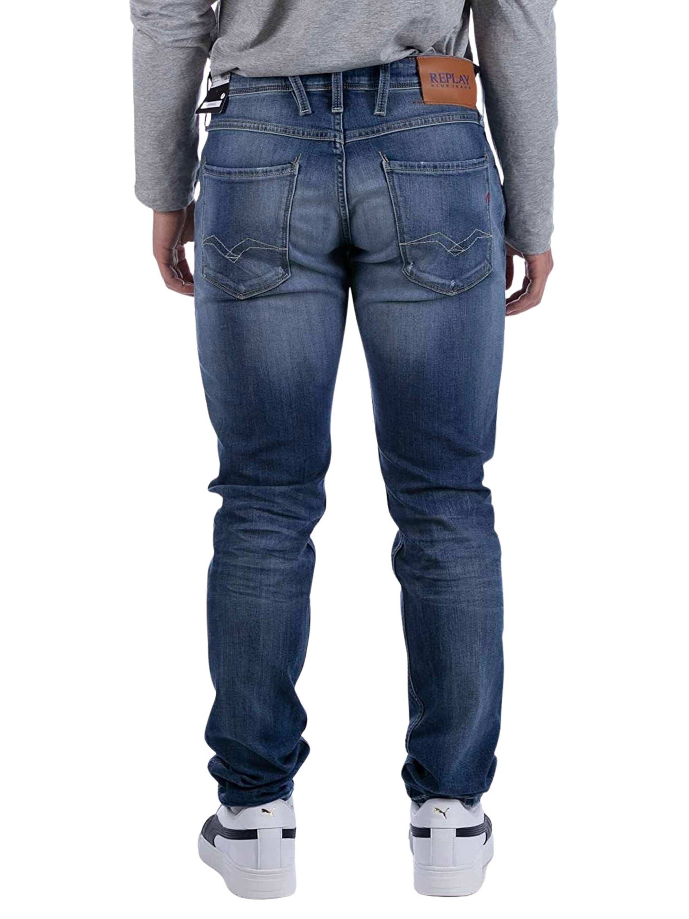 REPLAY Regular Jeans 'Anbass' i blå