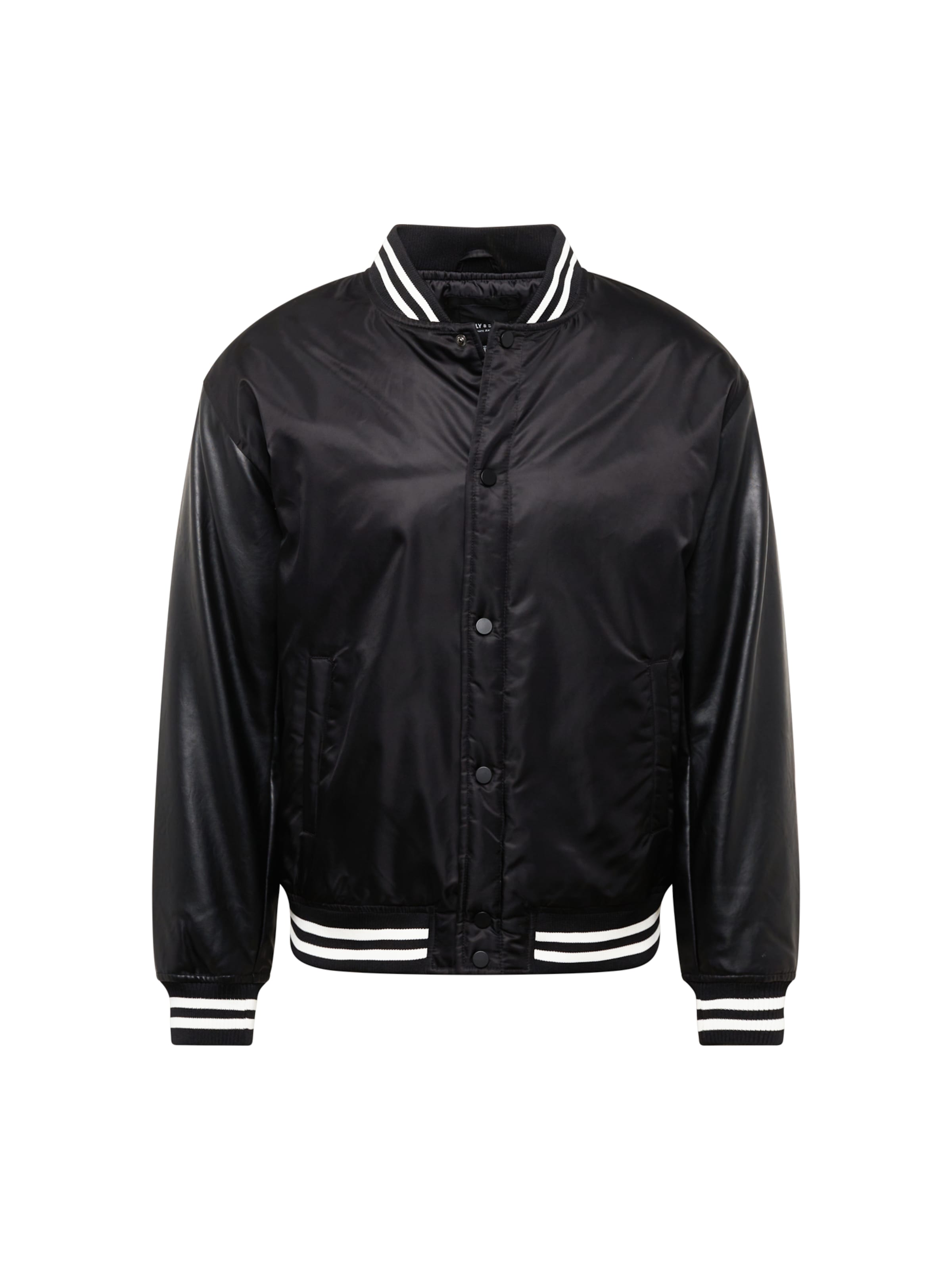 Only & Sons Демисезонная куртка 'CHRIS' в Черный: спереди