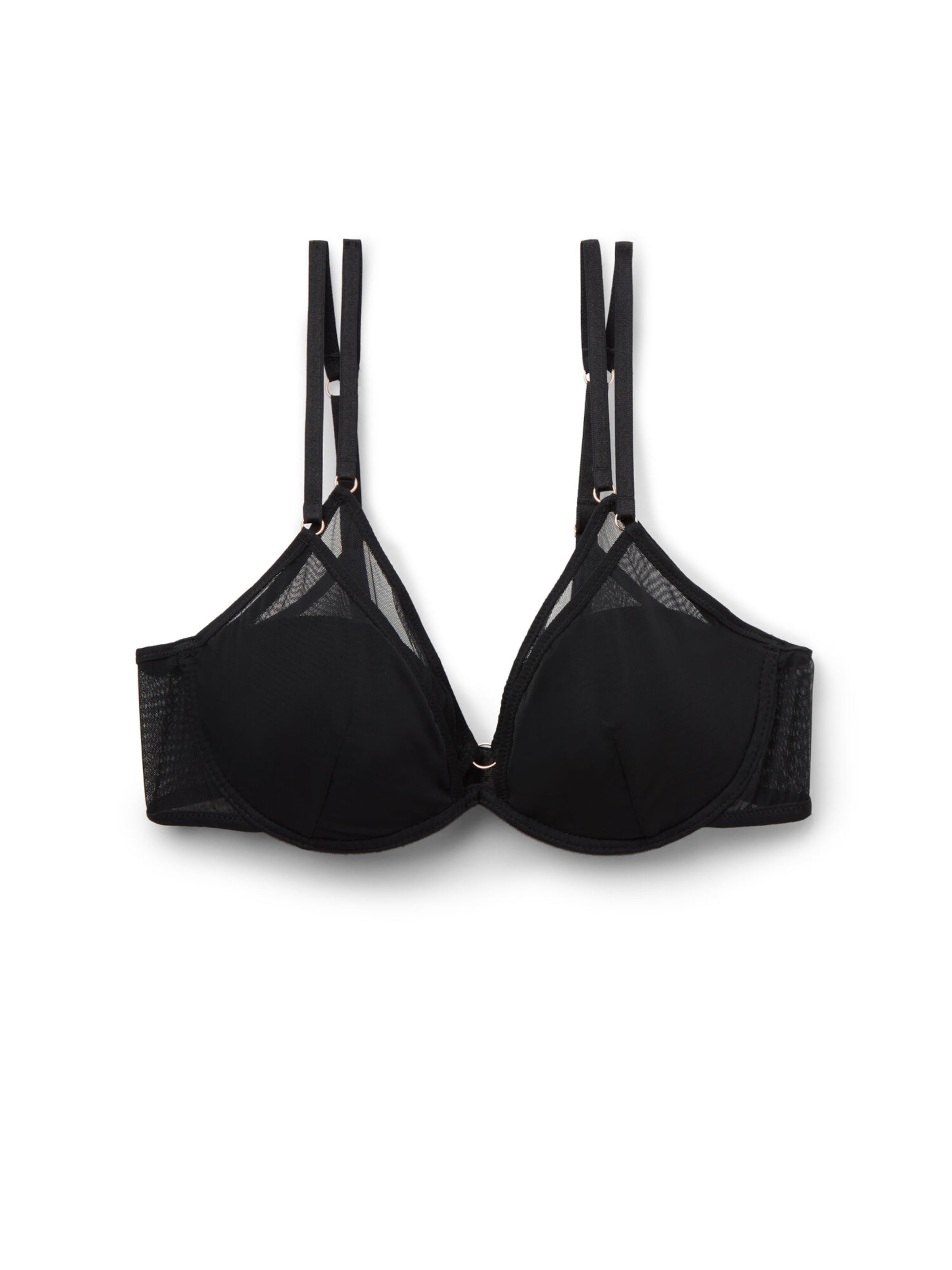 INTIMISSIMI T-Shirt BH 'MODERN ATTITUDE' in Schwarz: Vorderseite