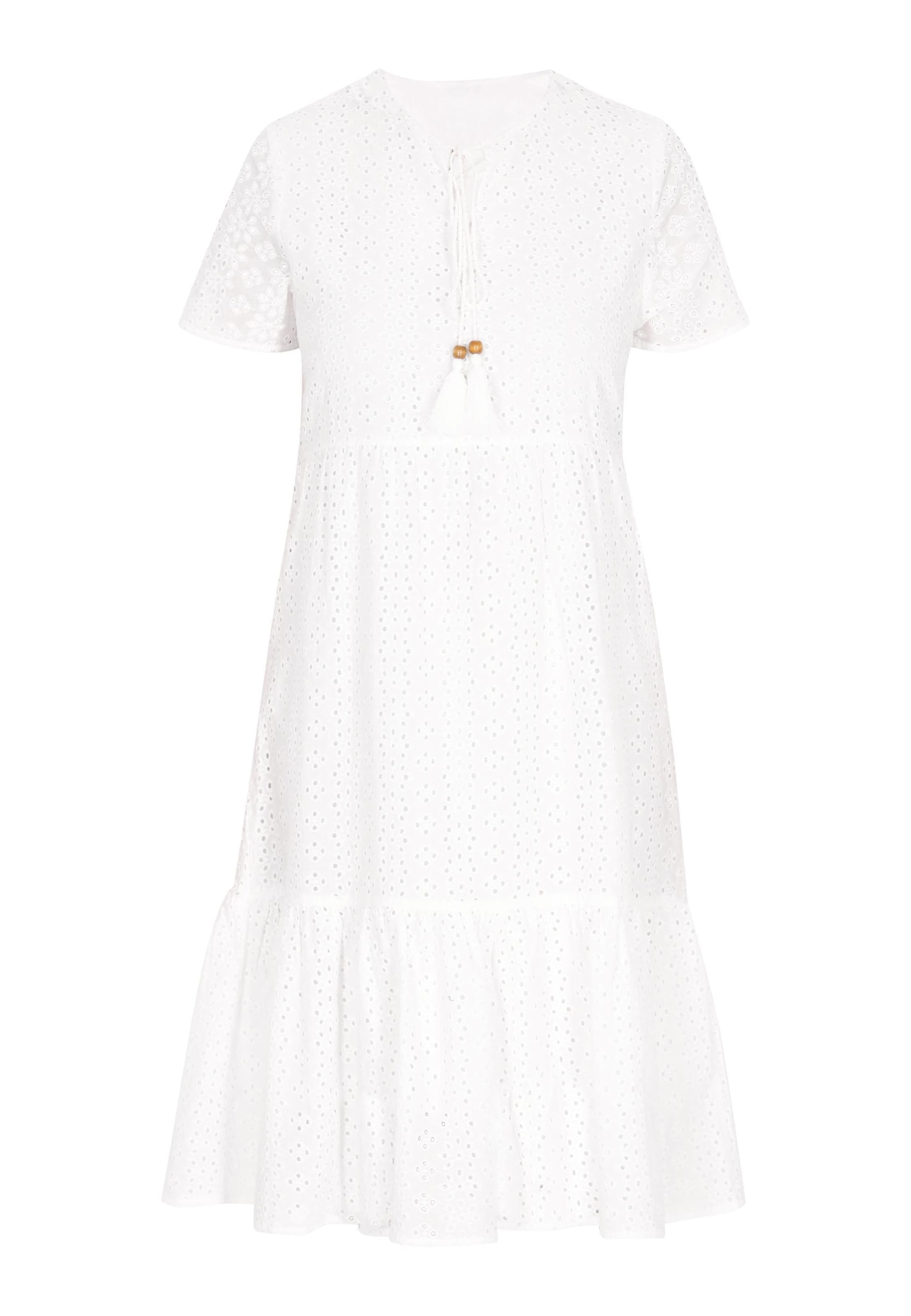 EVERA - Vestido 'Fashion Look' em branco: frente