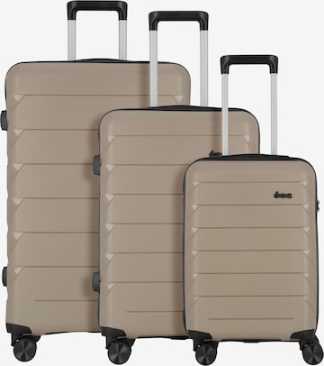 Ensemble de bagages 'Travel Line 4100' D&N en gris : devant