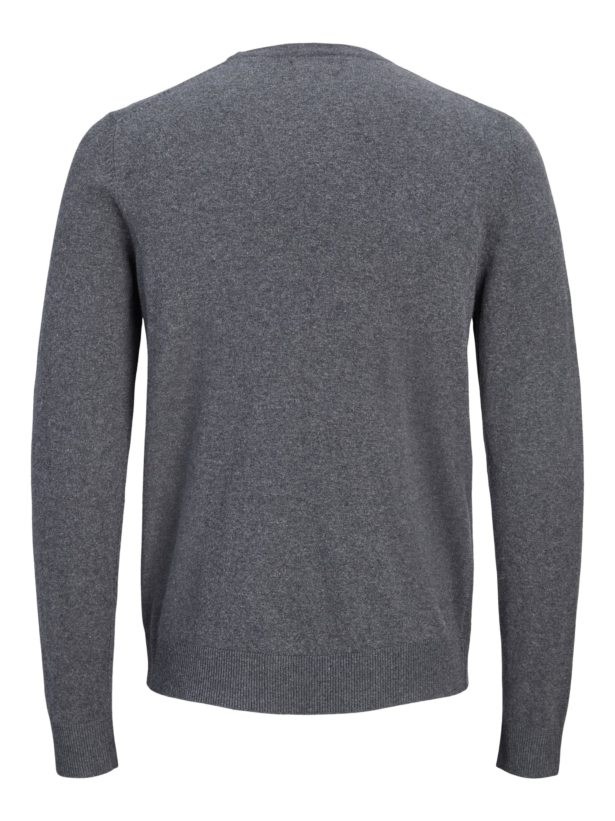 JACK & JONES Pullover 'JJEEmil' in Grau