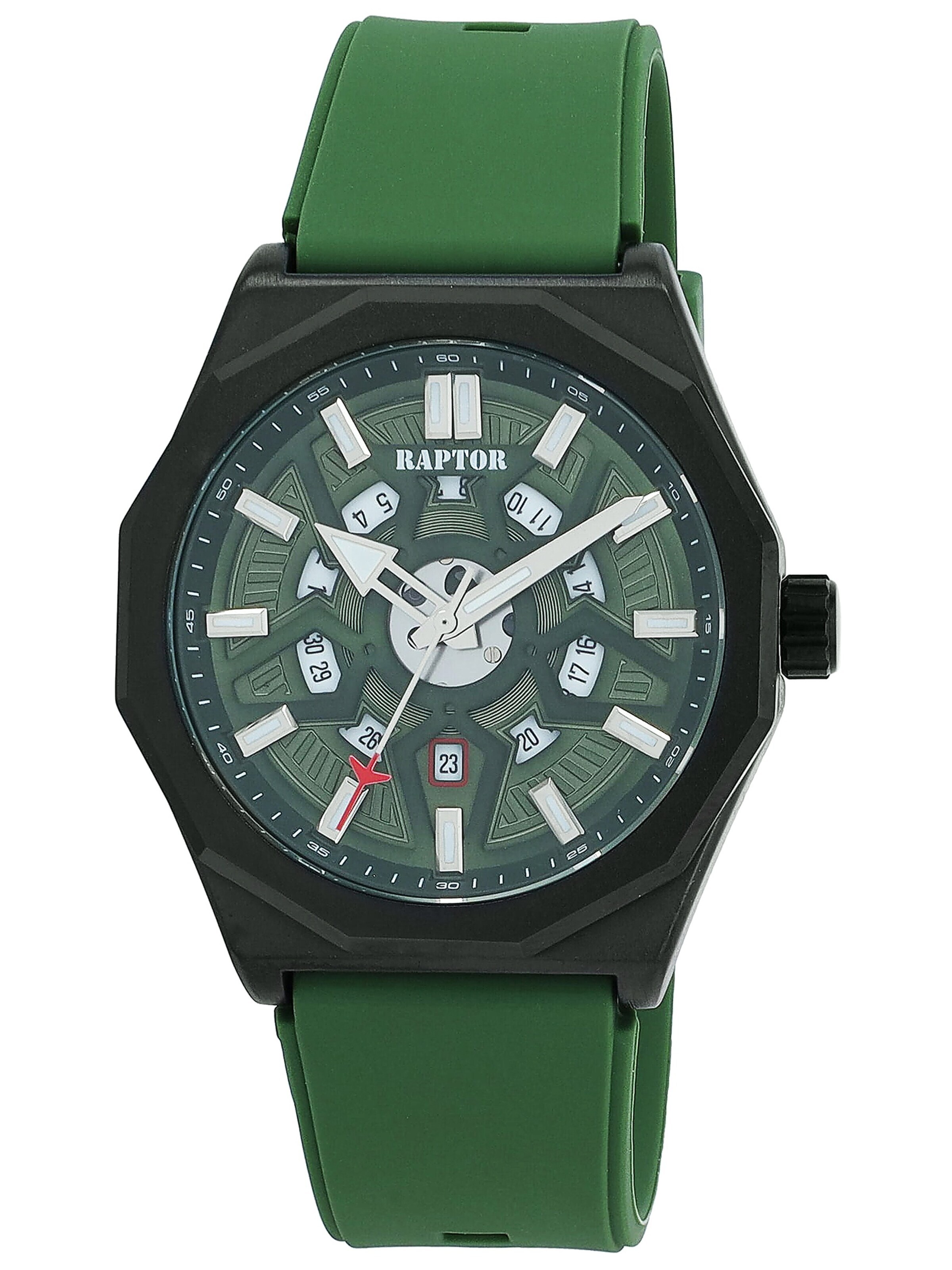 Raptor Analog Watch 'Karlo, Datumsanzeige' in Green