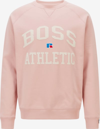 BOSS Casual Mikina 'Stedman Russell Athletic' - ružová / biela, Produkt